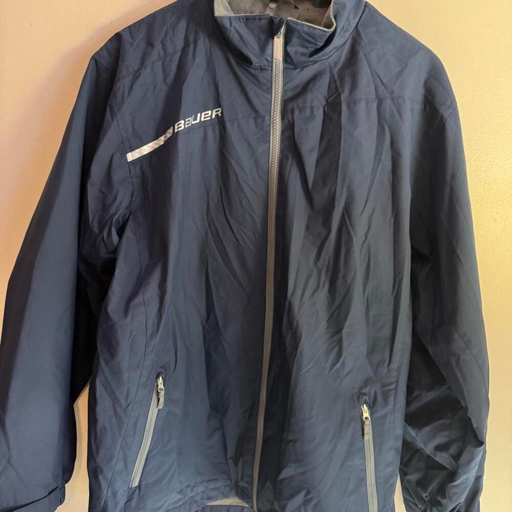 Bauer team navy blue windbreaker